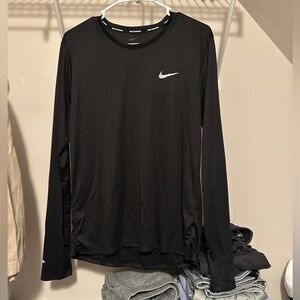 Black Nike Running Long Sleeve Shirt